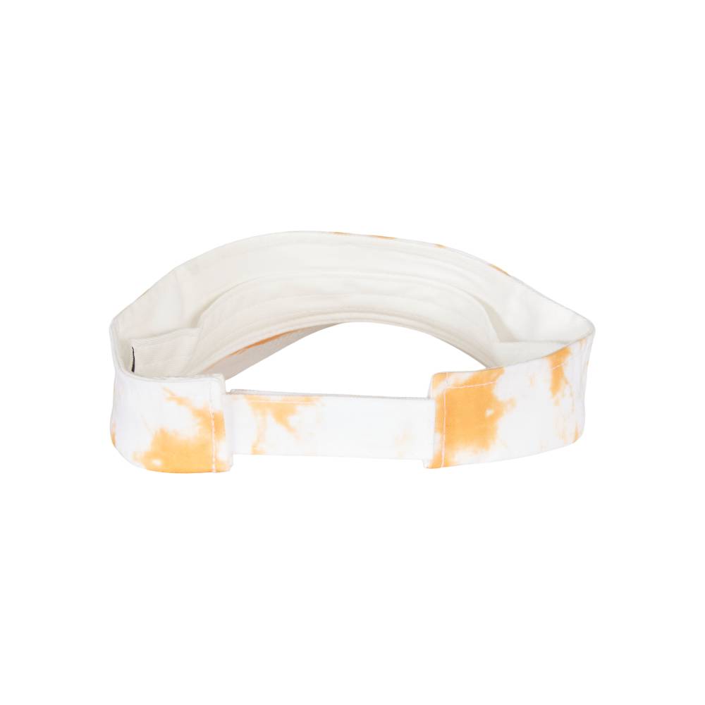 Urban Classics - Batik Dye Curved Visière - Orange/Blanc